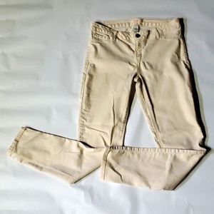 Juniors REFUGE stretchy jeans cream size 12